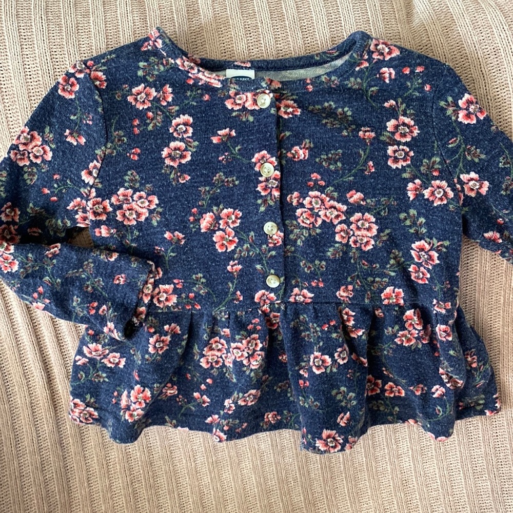 Floral Ruffle Long Sleeve ( 2 - 3 year )